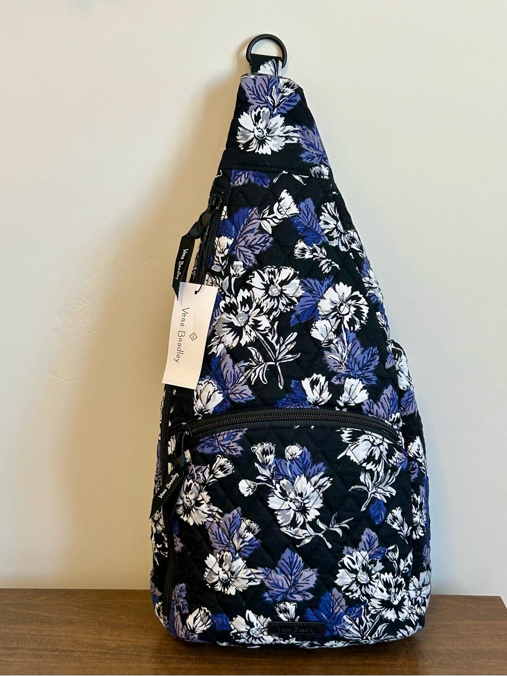 NWT VERA BRADLEY ESSENTIAL SLING BACKPACK "FROSTED FLORAL"